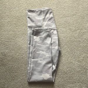 Athleta white camouflage leggings